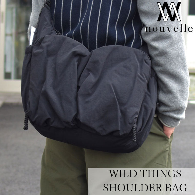 WILD THINGS SHOULDER BAG ブラック WILD THINGS SHOULDER BAG ブラック – nouvelle