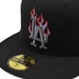 海外限定 NEW ERA 59 FIFTY LOS ANGELES DODGERS FLAME