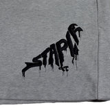 STAPLE PIGEON DRIP SWEATSHORT HEATHER