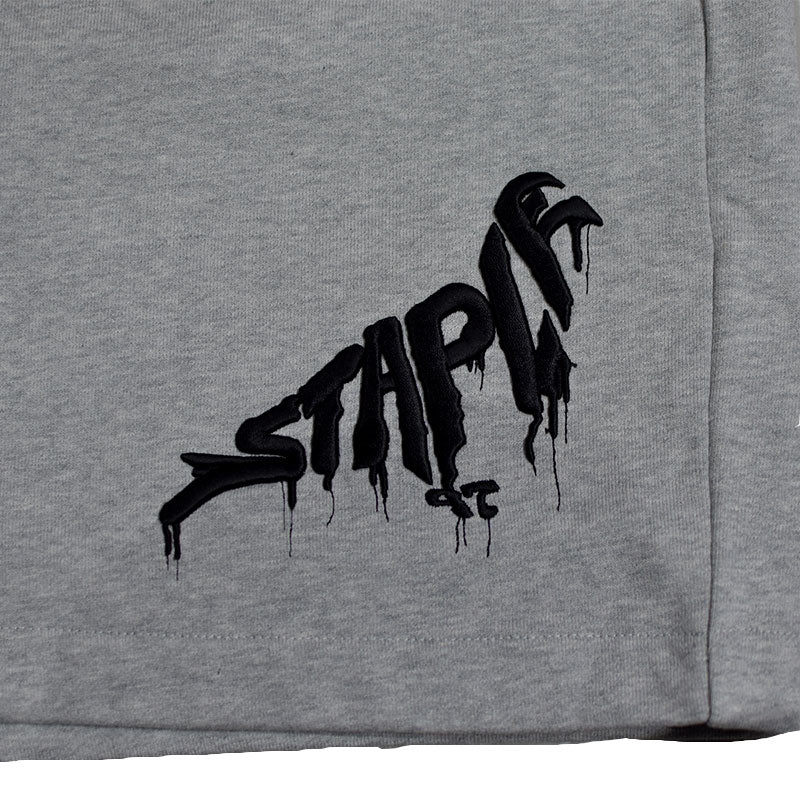 STAPLE PIGEON DRIP SWEATSHORT HEATHER