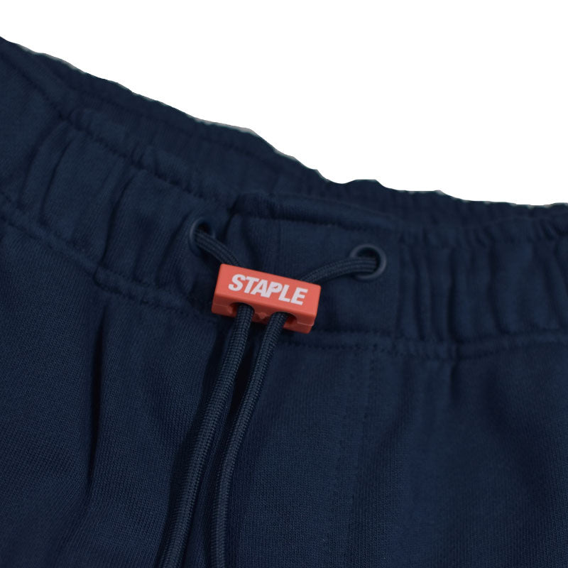 STAPLE PIGEON DRIP SWEATSHORT NAVY
