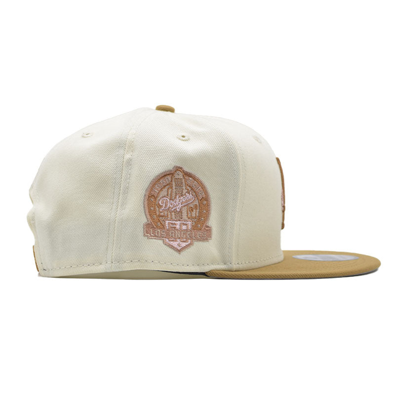 海外限定 NEW ERA 9FIFTY ” LOS ANGELES DODGERS WHITE BROWN ”