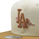 海外限定 NEW ERA 9FIFTY ” LOS ANGELES DODGERS WHITE BROWN ”