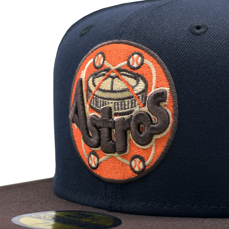 海外限定 NEW ERA 59FIFTY ” HOUSTON ASTROS NAVY BROWN ”