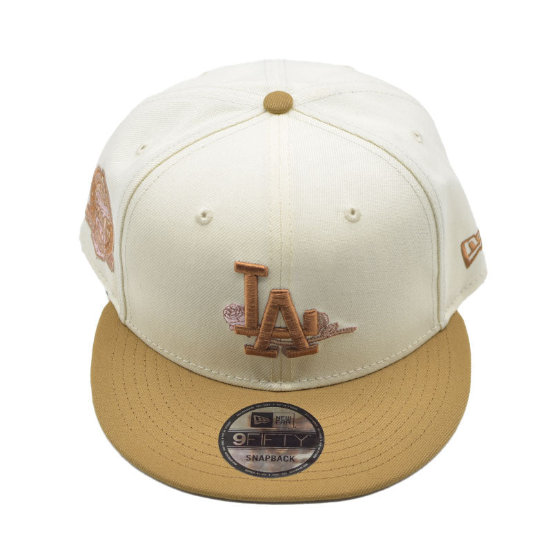 海外限定 NEW ERA 9FIFTY ” LOS ANGELES DODGERS WHITE BROWN ”