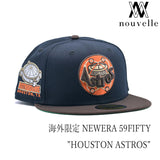 海外限定 NEW ERA 59FIFTY ” HOUSTON ASTROS NAVY BROWN ”