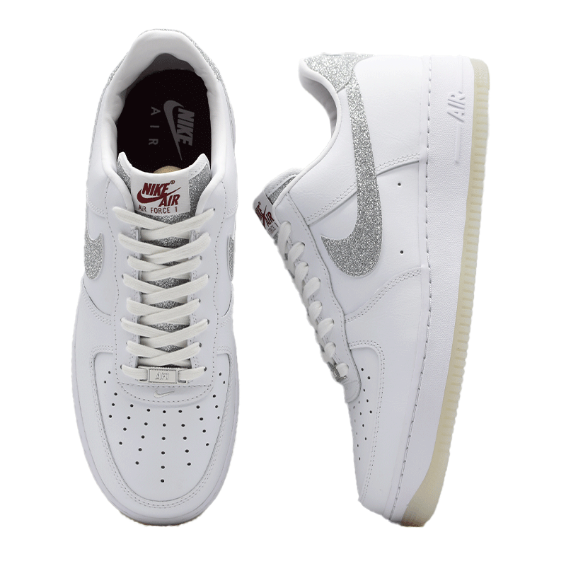 NIKE WMNS AIR FORCE 1 LOW " GLITTER SWOOSH " HQ3461-191