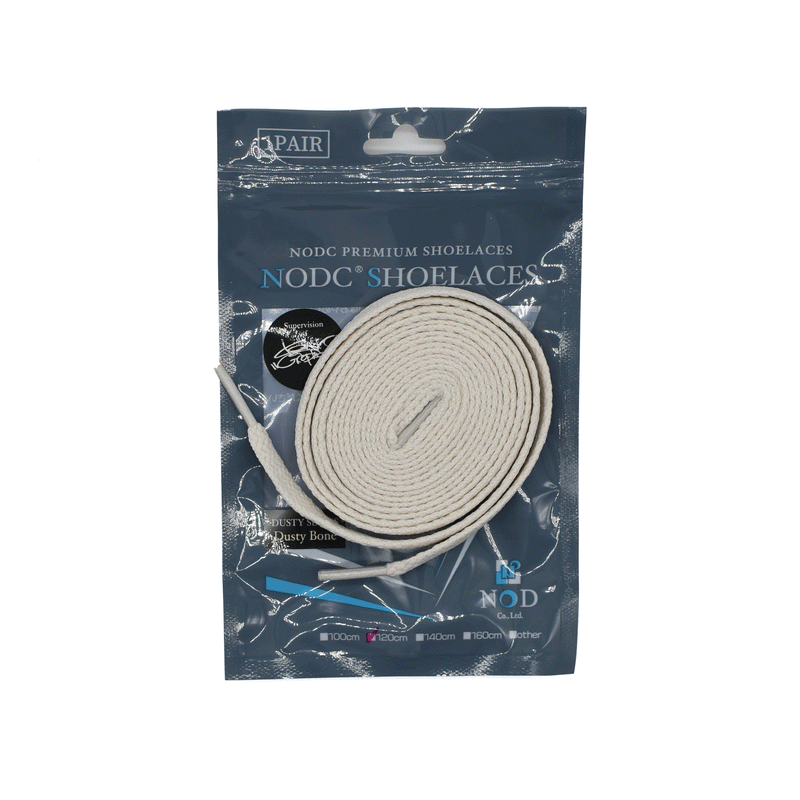 NODC®PREMIUM SHOELACES DUSTY BONE