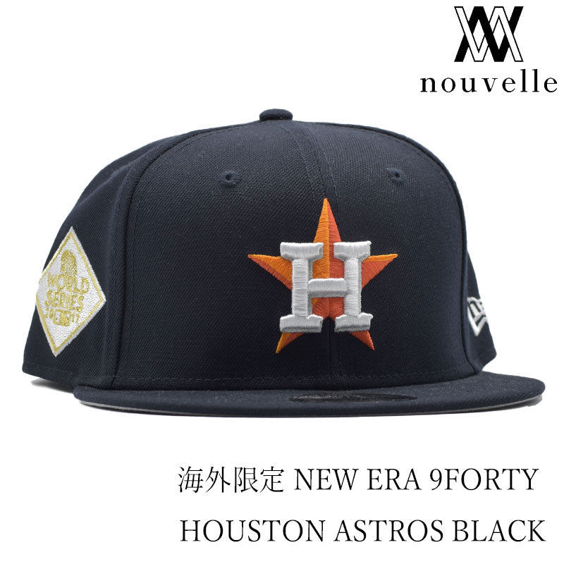 海外限定 NEW ERA 9FORTY HOUSTON ASTROS BLACK