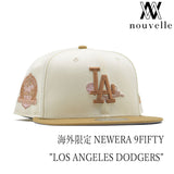 海外限定 NEW ERA 9FIFTY ” LOS ANGELES DODGERS WHITE BROWN ”