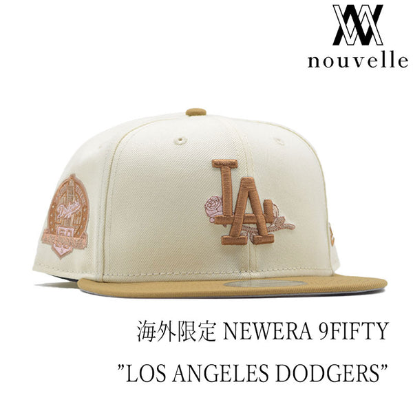 海外限定 NEW ERA 9FIFTY ” LOS ANGELES DODGERS WHITE BROWN ”