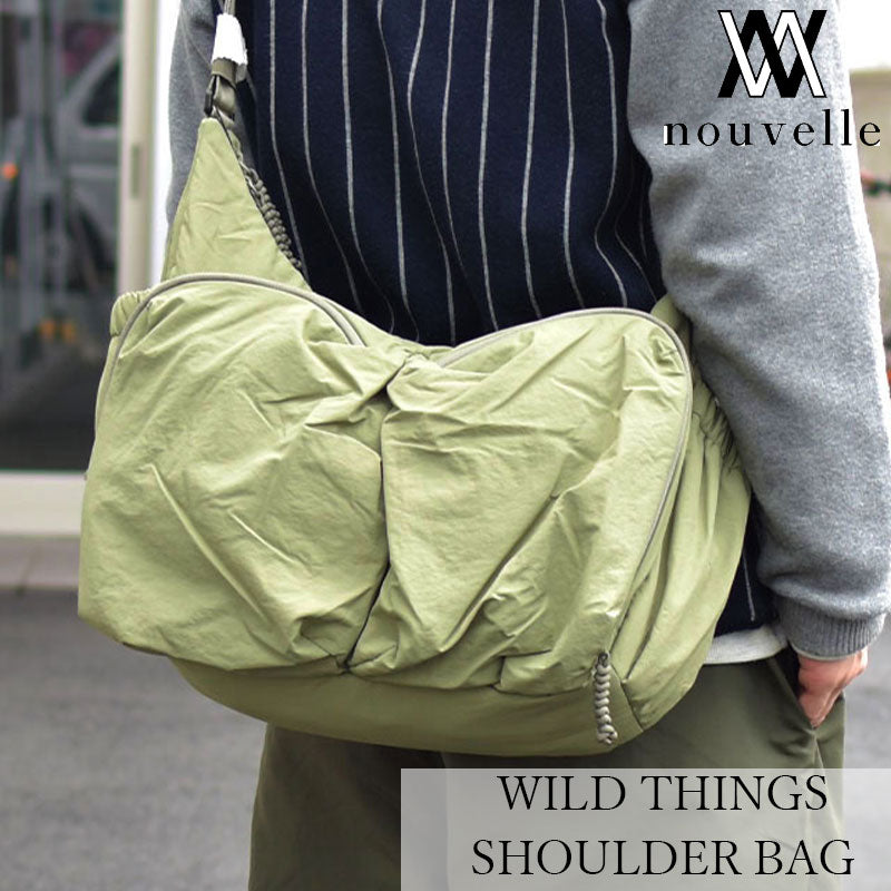 WILD THINGS SHOULDER BAG カーキ
