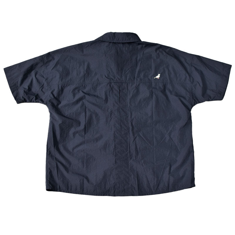 STAPLE RITZ S/S NYLON SHIRT BLACK