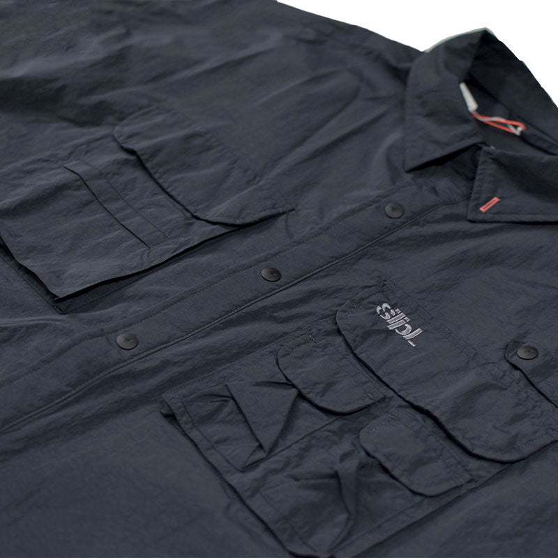 STAPLE RITZ S/S NYLON SHIRT BLACK