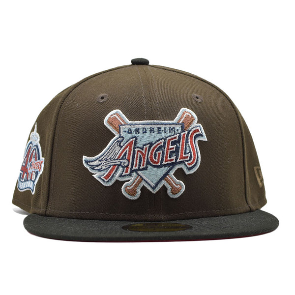 海外限定 NEW ERA 59FIFTY ANAHEIM ANGELS BROWN