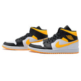 NIKE WOMEN'S AIR JORDAN 1 MID SE " LASER ORANGE BLACK " CV5276-107