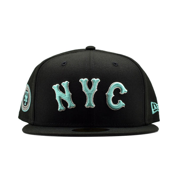 海外限定 NEW ERA 59FIFTY ” NEWYORK METS  BLACK TIFFANY BLUE ”