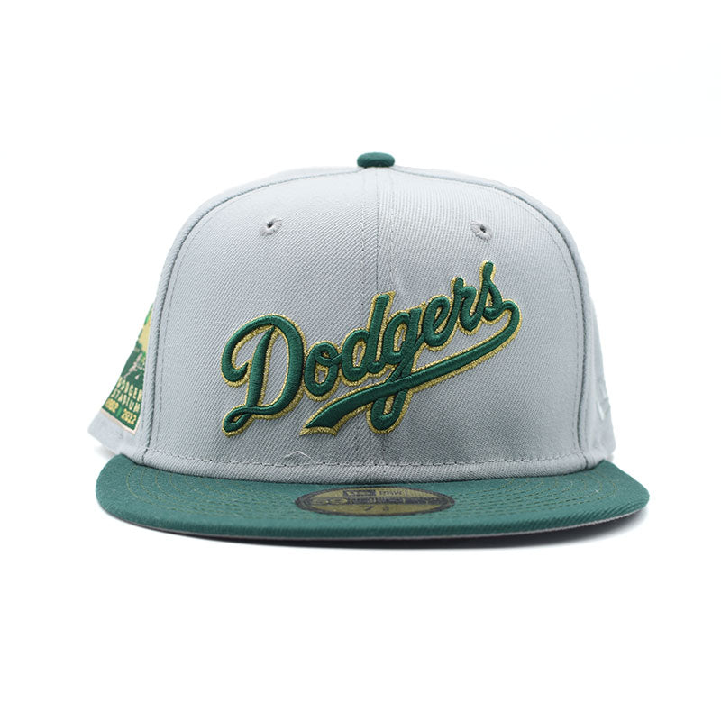 海外限定 NEW ERA LOS ANGELES DODGERS 60TH ANNIVERSARY CONCRETE GOLD TWO TONE EDITION 59FIFTY FITTED GORRA