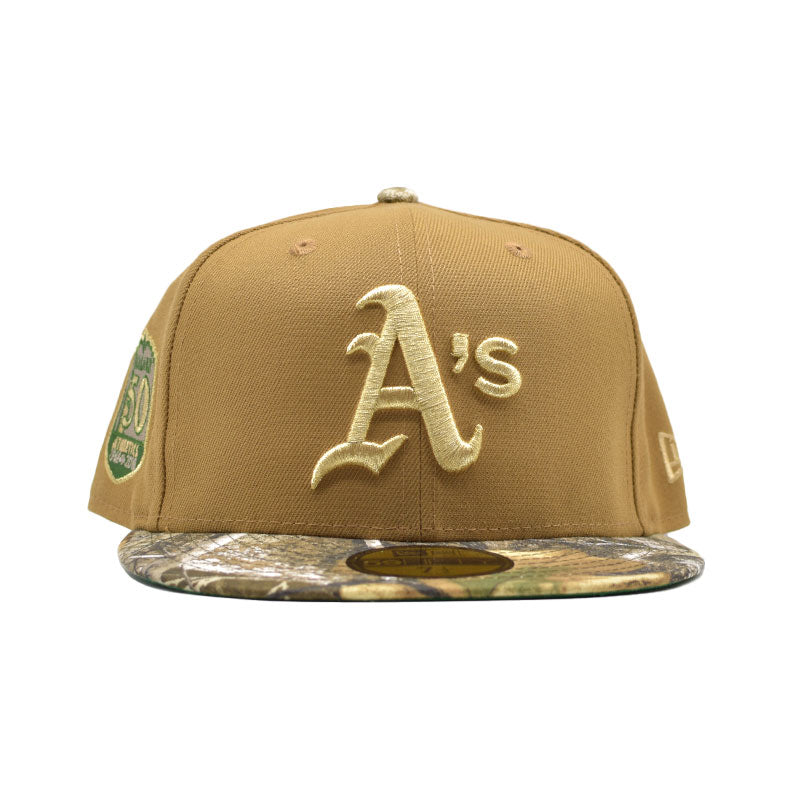 海外限定 NEW ERA 59FIFTY ” OAKLAND ATHLETICS BROWN REALTREE ”