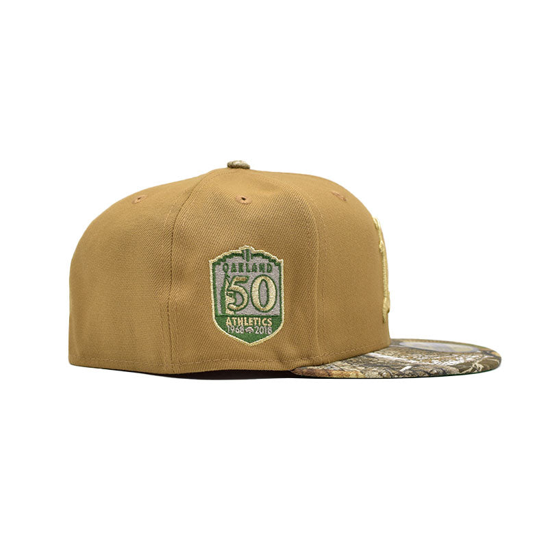 海外限定 NEW ERA 59FIFTY ” OAKLAND ATHLETICS BROWN REALTREE ”