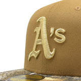 海外限定 NEW ERA 59FIFTY ” OAKLAND ATHLETICS BROWN REALTREE ”