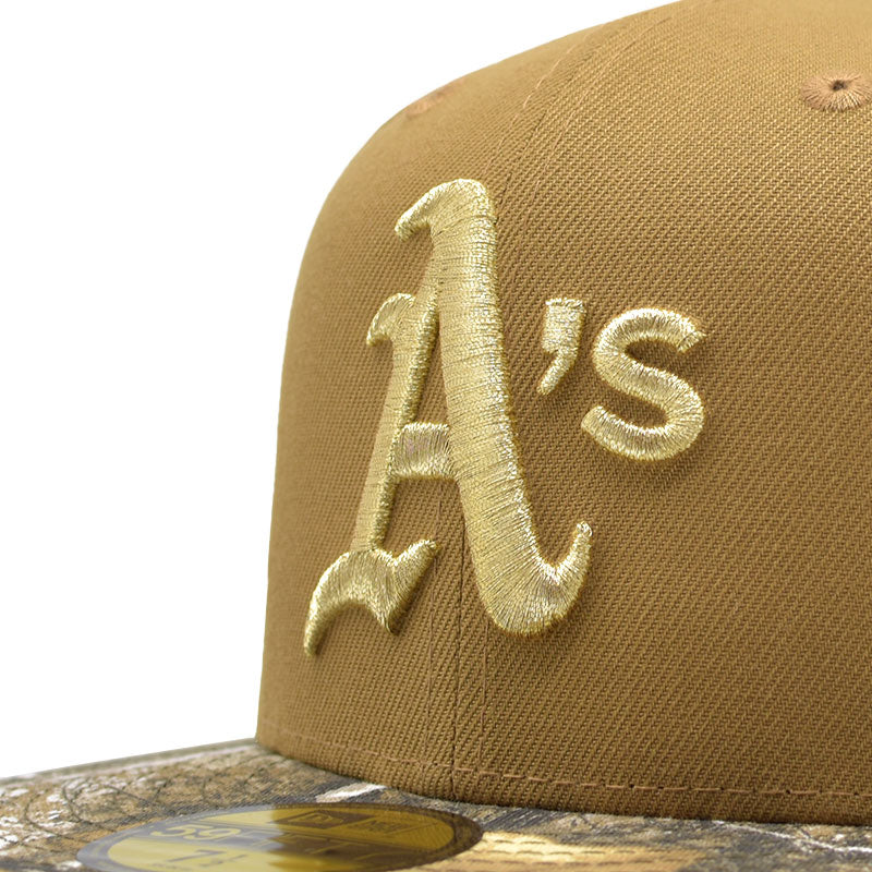 海外限定 NEW ERA 59FIFTY ” OAKLAND ATHLETICS BROWN REALTREE ”