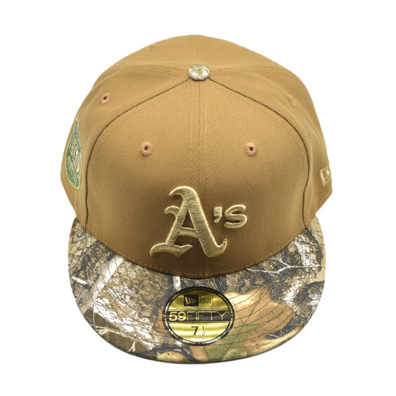 海外限定 NEW ERA 59FIFTY ” OAKLAND ATHLETICS BROWN REALTREE ”