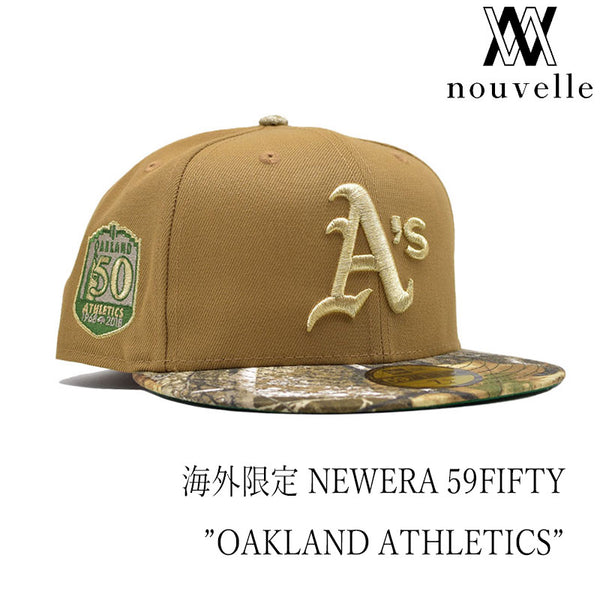 海外限定 NEW ERA 59FIFTY ” OAKLAND ATHLETICS BROWN REALTREE ”