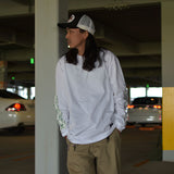 nouvelle × MFC STORE FLAME L/S TEE WHITE " CELTICS "