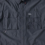 STAPLE RITZ S/S NYLON SHIRT BLACK