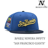 海外限定 NEW ERA 59FIFTY ” SAN FRANCISCO GIANTS BLUE NAVY ”