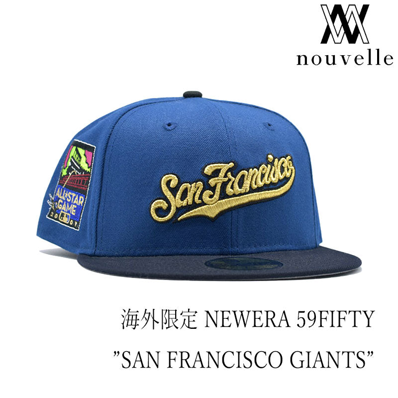 海外限定 NEW ERA 59FIFTY ” SAN FRANCISCO GIANTS BLUE NAVY ”