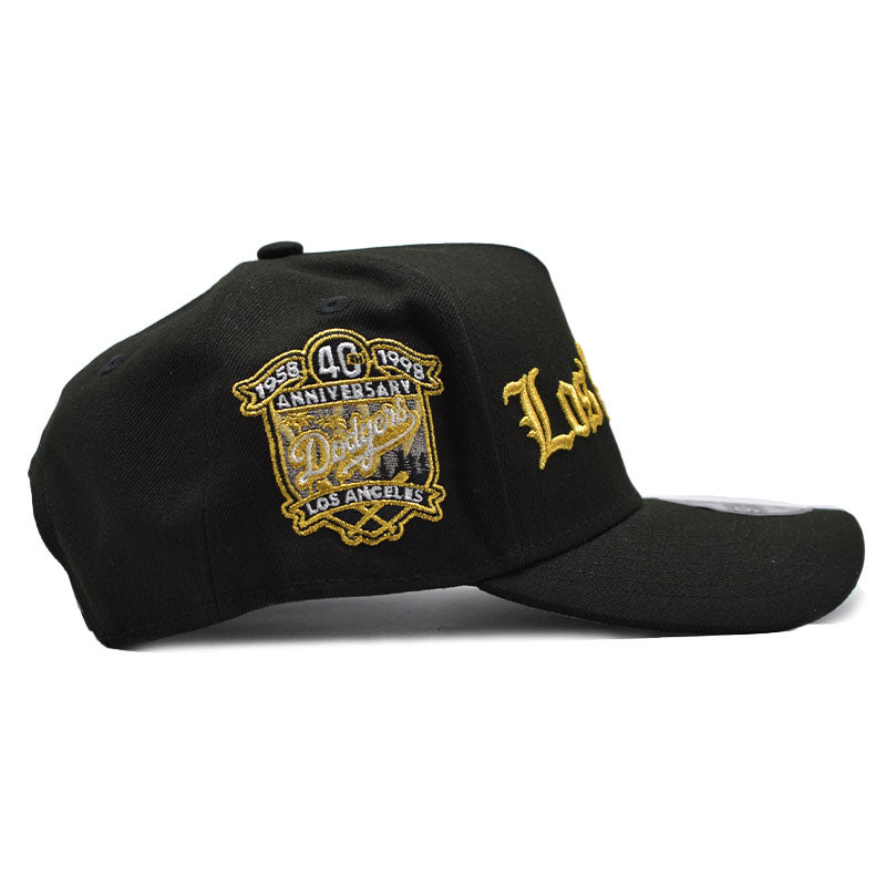 海外限定 NEW ERA 9FORTY ” LOS ANGELES DODGERS BLACK GOLD