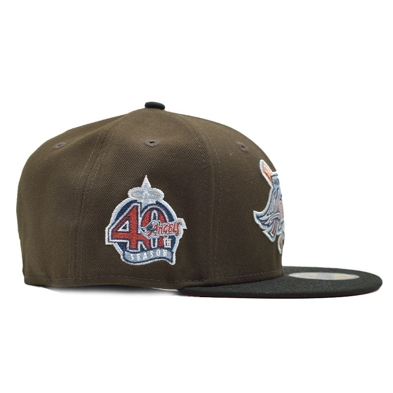 海外限定 NEW ERA 59FIFTY ANAHEIM ANGELS BROWN