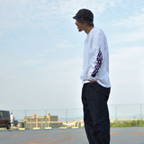 nouvelle × MFC STORE FLAME L/S TEE WHITE " LAKERS "