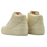 JUST DON × NIKE AIR JORDAN 2 RETRO BEACH / METALLIC GOLD - UNIVERSITY RED 834825-250
