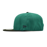 海外限定 NEW ERA 59FIFTY ” LOS ANGELES DODGERS GREEN BLACK ” UPSIDE DOWN LOGO