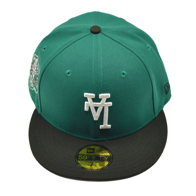 海外限定 NEW ERA 59FIFTY ” LOS ANGELES DODGERS GREEN BLACK ” UPSIDE DOWN LOGO