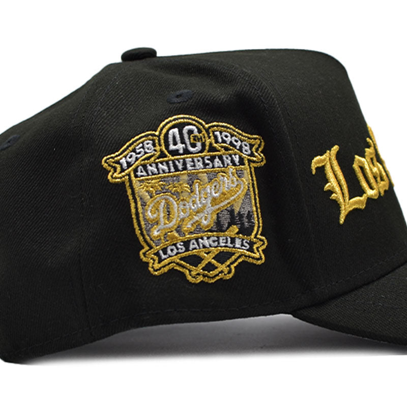 海外限定 NEW ERA 9FORTY ” LOS ANGELES DODGERS BLACK GOLD