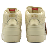 JUST DON × NIKE AIR JORDAN 2 RETRO BEACH / METALLIC GOLD - UNIVERSITY RED 834825-250