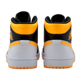 NIKE WOMEN'S AIR JORDAN 1 MID SE " LASER ORANGE BLACK " CV5276-107