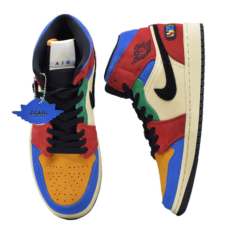 BLUE THE GREAT×NIKE AIR JORDAN 1 MID FEARLESS " MULTI " CU2805-100