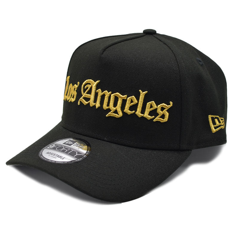 海外限定 NEW ERA 9FORTY ” LOS ANGELES DODGERS BLACK GOLD
