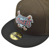 海外限定 NEW ERA 59FIFTY ANAHEIM ANGELS BROWN