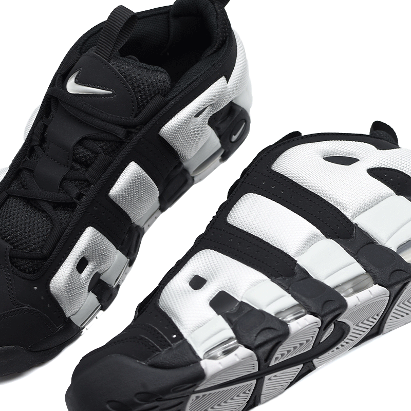 Nike air more uptempo black white shop