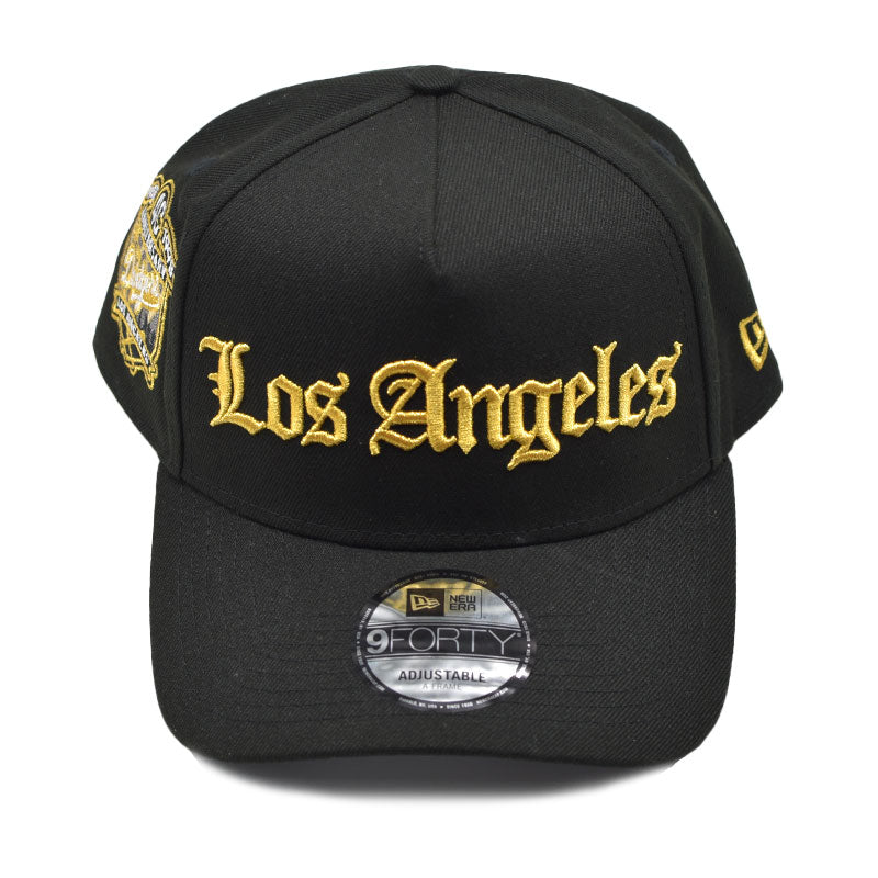 海外限定 NEW ERA 9FORTY ” LOS ANGELES DODGERS BLACK GOLD