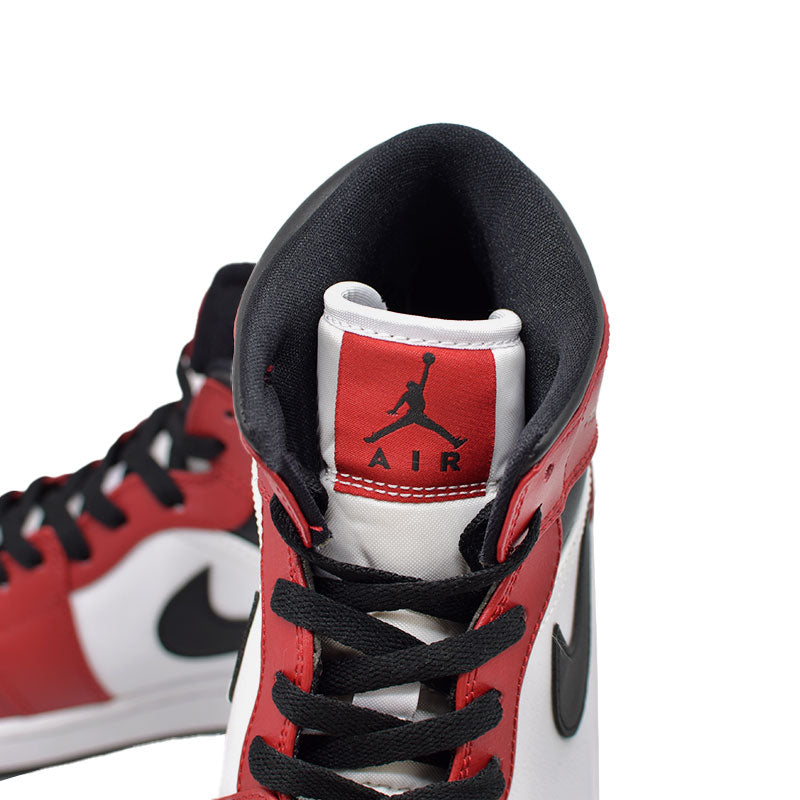 NIKE AIR JORDAN 1 MID "CHICAGO BLACK TOE" 554724-069