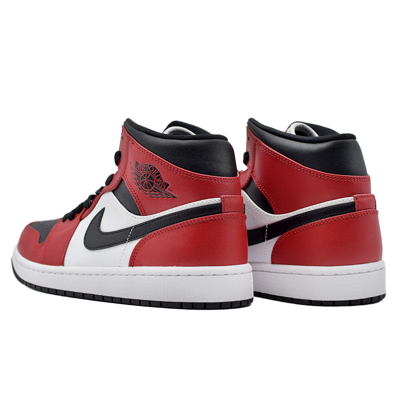 NIKE AIR JORDAN 1 MID "CHICAGO BLACK TOE" 554724-069