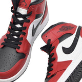 NIKE AIR JORDAN 1 MID "CHICAGO BLACK TOE" 554724-069