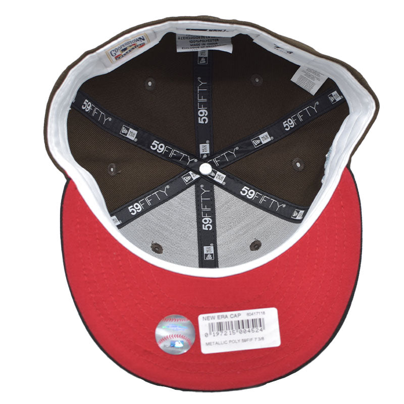 海外限定 NEW ERA 59FIFTY ANAHEIM ANGELS BROWN